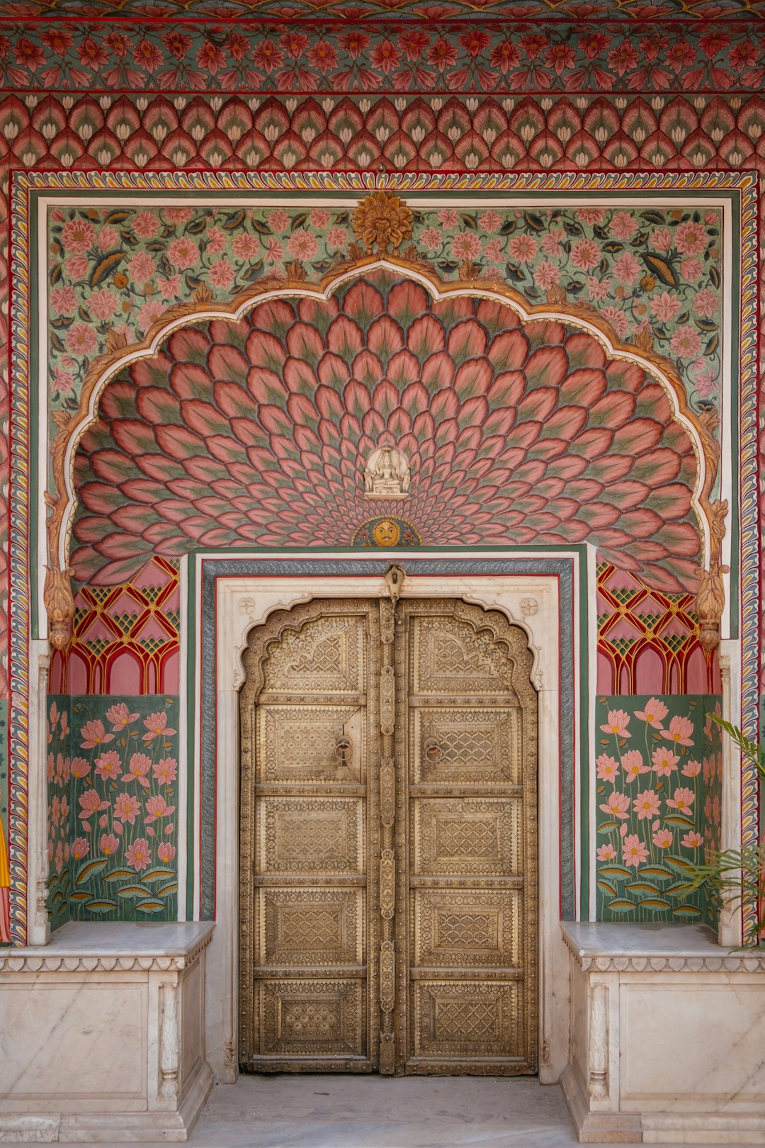Traditional Indian Woodwork Doorway Jaipur